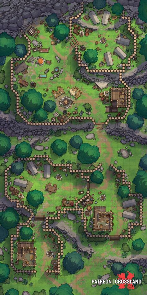 Bandit Camp, Fantasy City Map, Dnd World Map, Bangunan Minecraft, Fantasy World Map, Dungeon Master's Guide, Rumah Minecraft, Dnd Dragons, Tabletop Rpg Maps