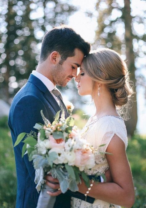 Romantic wedding photo pose ideas - - wedding photo poses, wedding photo shoot Groom Poses, Wedding Portrait Poses, Outdoor Wedding Photography, Wedding Picture Poses, Wedding Couple Poses, Bride Photography, Groom Photo, Wedding Photos Poses, Modest Wedding