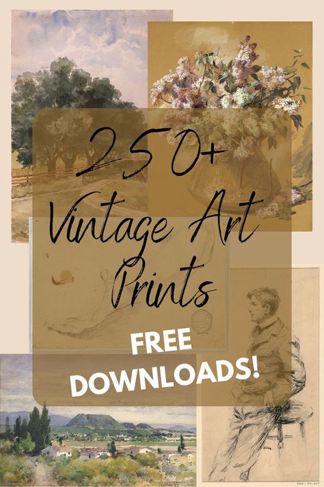 free vintage art prints Free Vintage Art, Printable Vintage Art, Perfect Gallery Wall, Free Vintage Printables, Free Printable Wall Art, Free Printable Art, Free Art Prints, Vintage Art Prints, Design Living Room