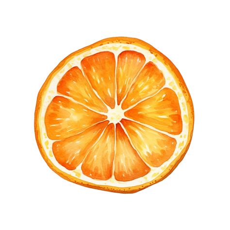 Tee Shirt Painting Diy, Painted Orange Slice, Orange Slice Painting Easy, Art Prints Orange, How To Draw An Orange Slice, Orange Slices Watercolor, Orange Slice Sketch, Orange Slice Watercolor, Citrus Illustration Graphic Design