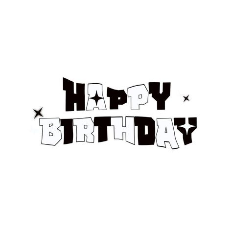 Birthday Deco Ideas, Hbd Png, Happy Birthday Aesthetic, Birthday Font, Kartu Ulang Tahun Diy, Happy Birthday Font, Happy Birthday Background, Birthday Edit, Font Png