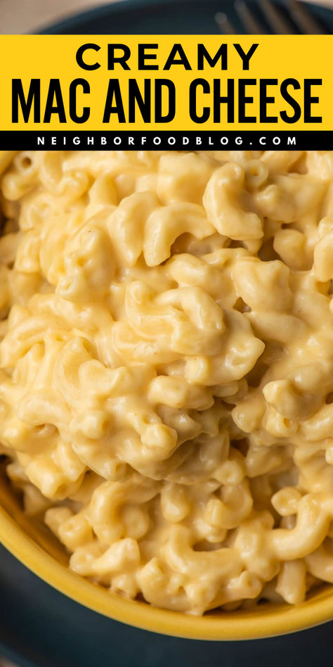 Are you looking for the BEST creamy mac and cheese recipe for your easy summer BBQ side dish? Check out this rich, smooth, and cheddary mac and cheese recipe. Pin this summer and 4th of July food! Macs Mac And Cheese Recipe, Mac And Cheese Recipe For Party, Best Homemade Baked Mac And Cheese, Baked Mac & Cheese Recipe, Make And Cheese Recipe, Personal Mac And Cheese, Easy Good Mac And Cheese, Best Mac And Cheese Ever, How To Make Homemade Macaroni And Cheese