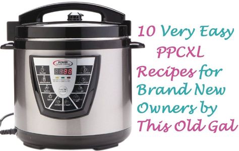 10 Easy Power Pressure Cooker XL Recipes for New Owners Image Pressure Cooker Xl Recipes, Power Cooker Plus, Power Pressure Cooker Xl Recipes, Power Pressure Cooker Xl, Power Cooker Recipes, This Old Gal, Pressure Cooker Xl, Bike Exercise, Bike Workout