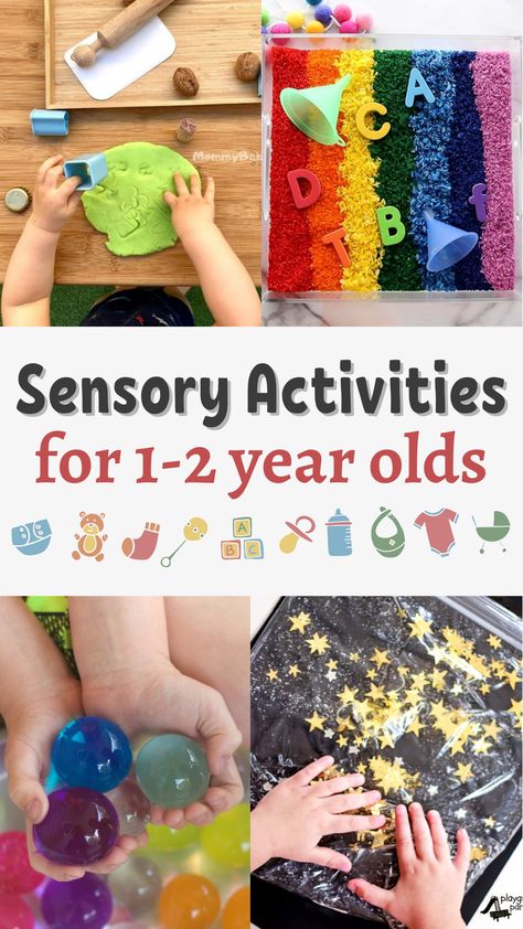 Sensory Bag Ideas, Easy Sensory Activities, Toddler Activities Daycare, Baby Activities 1 Year, Young Toddler Activities, Sensory Activities For Toddlers, Activities For 2 Year, Activities For One Year Olds, Sensory Play Toddlers