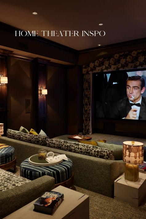 Luxurious Home Theater, Home Theatre Room Ideas, Theatre Room Ideas, Movie Theater Rooms, Home Theater Room Design, Theater Room Design, Home Cinema Room, At Home Movie Theater, Home Theater Rooms