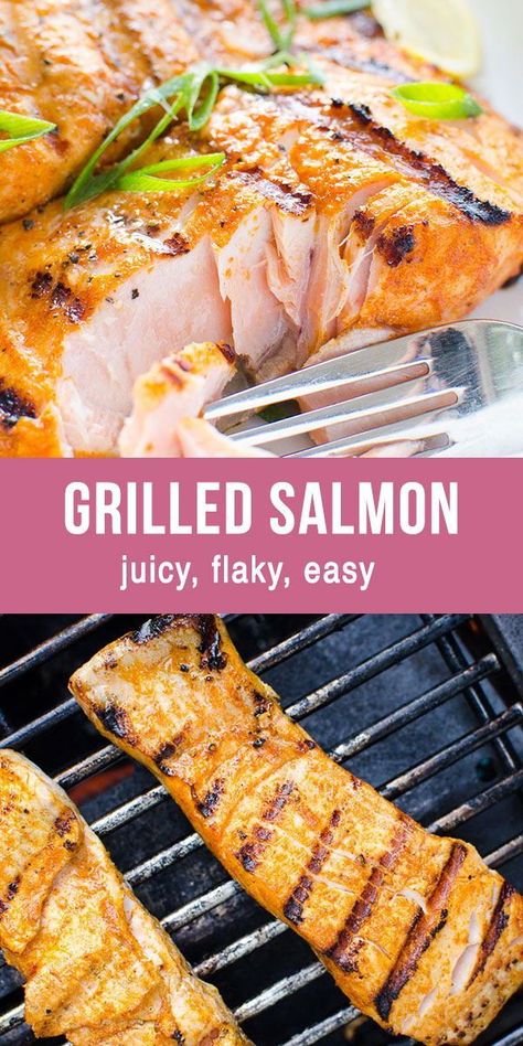 Grilled Salmon Seasoning, Salmon On The Grill, Best Grilled Salmon Recipe, Dinner Salmon, Grilled Salmon Recipes, Summer Dinners, Salmon Seasoning, Healthy Salmon, Healthy Grilling