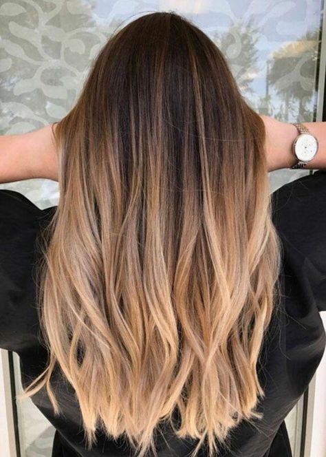 51 Gorgeous Hair Color Worth To Try This Season - Fabmood | Wedding Colors, Wedding Themes, Wedding color palettes #brownhairbalayage Cabelo Ombre Hair, Kadeřnické Trendy, Brown Ombre Hair, Blond Balayage, Ombre Hair Blonde, Vlasové Trendy, Balayage Blonde, Gorgeous Hair Color, Brown Hair Balayage