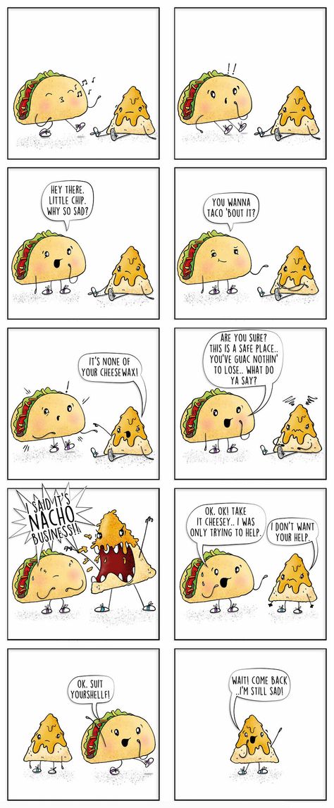 Artist Brings Food To Life By Drawing Fun Comics Fruit, Comics, Hilarious Puns, Breakfast Club, Comic Strip, Funny Comics, Puns, The Creator