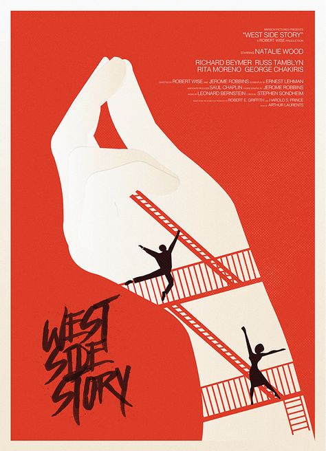 West Side Story - poster by Matt Needle Broadway Poster Design, Broadway Posters Vintage, Vintage Theatre Poster, West Side Story Poster, Showcase Poster, West Side Story Movie, Broadway Poster, Musical Theatre Posters, Theatre Illustration