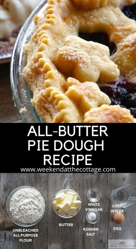 Pie Crust With Butter Easy, Tender Pie Crust Recipe, Butter Pastry Recipe Pie Crusts, Butter Pastry Dough, Pie Crust Butter Only, Best Pie Crust Recipe Butter, Butter Pie Crust Recipe Easy, Pie Pastry Recipe Easy, All Butter Pie Crust Recipe