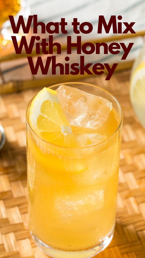 What To Mix With Honey Whiskey American Honey Whiskey Drinks, Jack Daniel Honey Mixed Drink, Wild Turkey American Honey Drinks, Honey Whiskey Recipes, Drinks With Jack Daniels Honey, Honey Bee Drink, Drinks With Honey Whiskey, Tennessee Honey Cocktails, Jack Honey Drinks