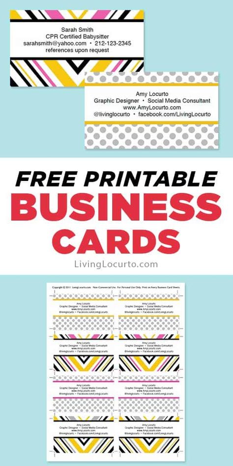 Small Card Design, Diy Business Cards Printable Free, How To Make Business Cards At Home, Free Business Card Templates Printables, Ideas For Business Cards, Free Business Printables, Etsy Business Cards, Printables Business, Free Printable Business Cards