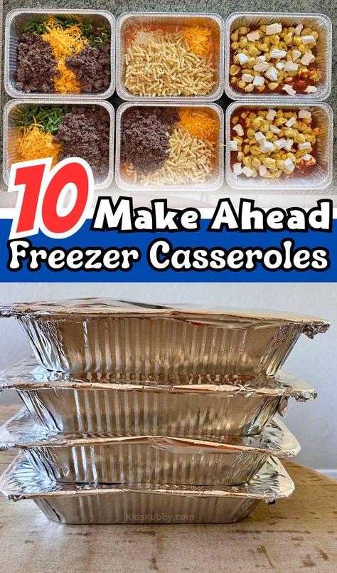 10 Make Ahead Freezer Meals For Busy Parents Pre Made Frozen Meals Dinners, Freezer Prep Meals Make Ahead, Meal Prep Dinner Ideas Crockpot Freezer Recipes, Prep Ahead Crockpot Meals, Soup Freezer Meals Make Ahead, No Pre Cook Freezer Meals, Freezer Meals Make Ahead For Two, Meals To Make And Freeze For Later, Meal Prep For The Freezer