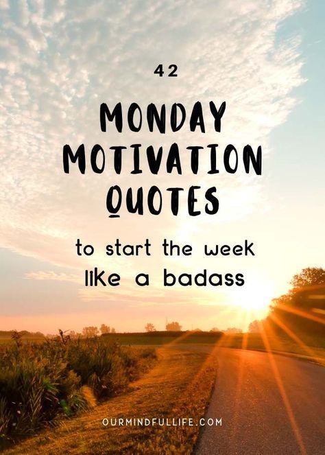 Quotes To Start The Week, New Week Quotes, Motivation Positive Thoughts, Monday Inspirational Quotes, Today Is Monday, Monday Morning Quotes, Monday (quotes), Monday Workout, Monday Motivation Quotes