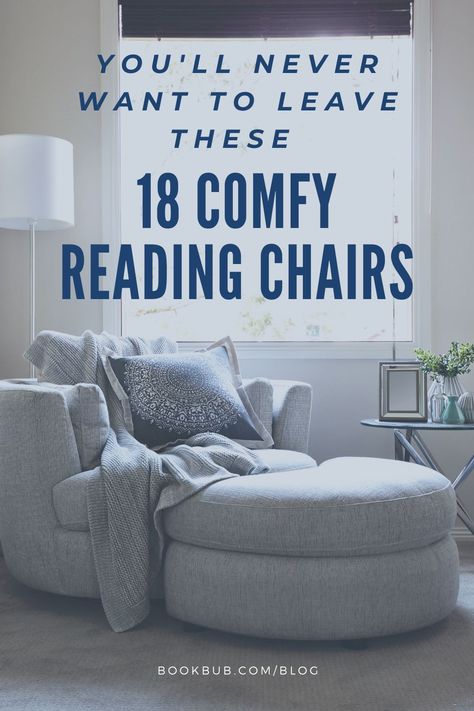 Best Chairs For Reading, Reading Chairs Comfy Nook, Large Reading Chair, Most Comfortable Reading Chair, Cozy Spaces Reading Areas, Cozy Chairs For Reading Bedroom, Comfortable Bedroom Chairs, Oversized Chair And Ottoman Cozy Corner, Reading Room Chairs