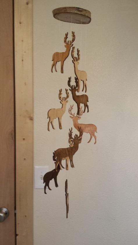 Boy Shower Ideas, Baby Boy Shower Ideas, Rustic Baby Nurseries, Wooden Deer, Deer Nursery, Buck Deer, Baby Boy Room Nursery, Rustic Nursery, Rustic Baby