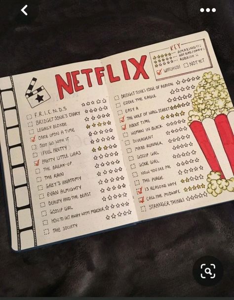 Bullet Journal Netflix, Bullet Journal Cleaning Schedule, Notesbog Design, Bullet Journal Cleaning, Bullet Journal Lists, Organizator Grafic, Bullet Journel, Bulletin Journal Ideas, Journal Lists