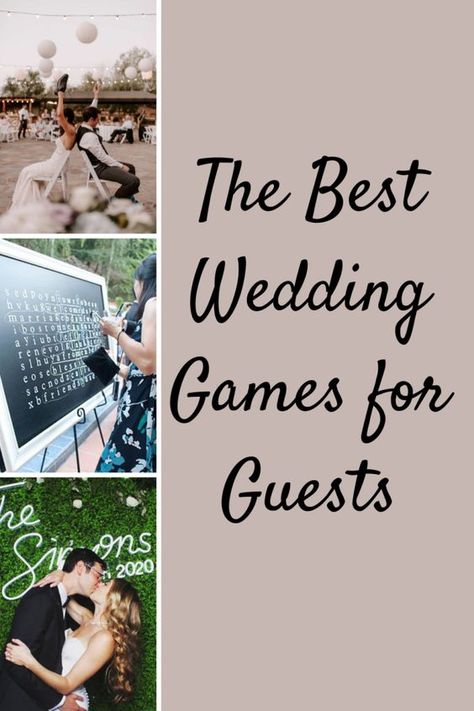 The Best Wedding Games for Guests To Play - Fun Party Pop Wedding Table Activities For Guests, Wedding Reception Games For Guests Funny, Breakfast For Dinner Wedding Reception, Games For Wedding Guests, Wedding Garden Games, Indoor Wedding Games, Table Decor Wedding Reception, Wedding Guest Activities, Fun Wedding Activities