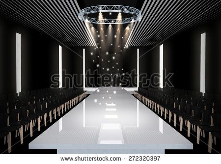 3D illustration of fashion empty runway with spot light. before a fashion show Fashion Show Runway Stage, Fashion Show Stage Design, Catwalk Design, Episode Interactive Backgrounds, Y2k Background, Graduation Photography Poses, Episode Backgrounds, Stage Background, Picture Editing Apps