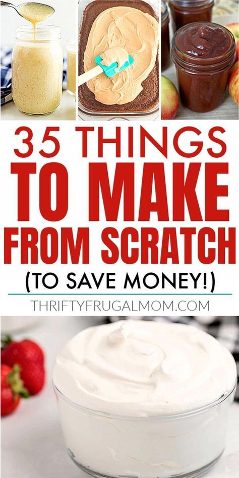 Foods To Make From Scratch, Things To Make From Scratch, Foods To Make, Homemade Dry Mixes, Make From Scratch, Homemade Pantry, Homemade Condiments, Homemade Spices, Homemade Seasonings