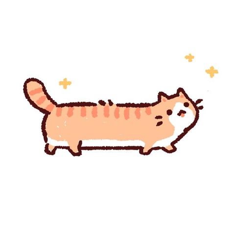 🍑 Stef 🍑 (@stefscribbles) | Instagram Drawing Hands, Söpö Kissa, Cute Easy Doodles, Arte Doodle, Arte Do Kawaii, Cute Small Animals, Cute Cat Drawing, Animal Doodles, Cat Doodle