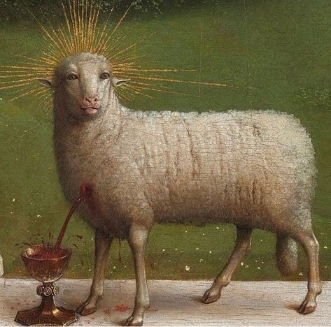 Lamb Of God, Jan Van Eyck, Agnus Dei, Biblical Art, Catholic Art, Medieval Art, Classical Art, Sacred Art, Christian Art