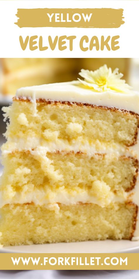 In this blog, I will share with you a Yellow Velvet Cake Recipe that is extremely delicious. Pie, Yellow Cake With Buttercream Frosting, Golden Cake Recipe, Homemade Yellow Cake Recipes From Scratch, Yellow Velvet Cake Recipe, Moist Yellow Cake Recipe Boxes, Easy Yellow Cake Recipe 3 Ingredients, Simple Yellow Cake Recipe, Yellow Velvet Cake