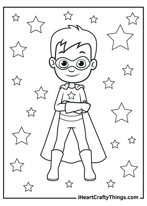 Superhero Printables Free, Super Hero Coloring Sheets, Superhero Printables, Superhero Dolls, Superhero Coloring Pages, Baby Coloring Pages, Baby Superhero, Superhero Crafts, Drawing Superheroes