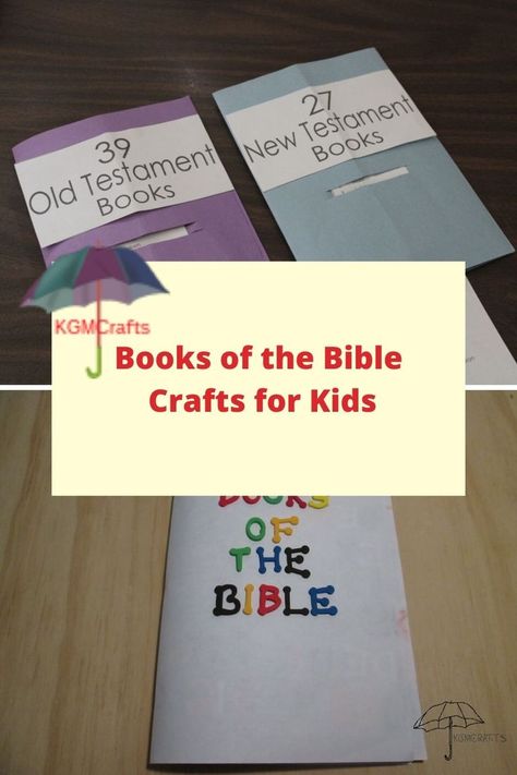 Here are two crafts that will help kids learn and memorize the books of the Bible. The Books Of The Bible, Bible Crafts Sunday School, Kids Sunday School Lessons, Bible Books, New Testament Books, Learn The Bible, Sunday School Kids, Foam Letters, Bible Crafts For Kids