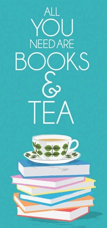 All you need are books & tea (and maybe some coffee every now and then..) Books And Tea, A Stack Of Books, Tea And Books, My Cup Of Tea, Book Memes, Stack Of Books, E Reader, Book Nooks, I Love Books