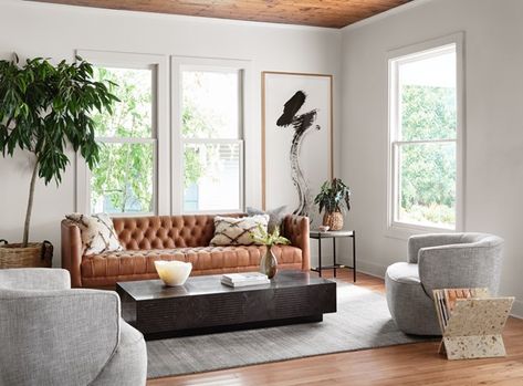 Potsdam, 3 Sofa Living Room, Sitting Room With Brown Leather Sofa, Leather Sofa Decorating Ideas, Leather Sofas Ideas, Camel Sofa Living Room, Leather Sofas Living Room Ideas, Camel Sofa, Sofa Camel