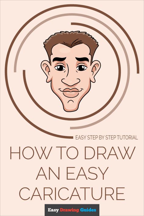 Learn How to Draw Easy Caricature - Easy Step-by-Step Drawing Tutorial for Kids and Beginners Caricature Sketch Tutorial, Painters Tape Art, Caricature Tutorial, Caricature Examples, Simple Watercolor Flowers, Travel Journal Scrapbook, Caricature Sketch, Drawing Guides, Cartoon Drawing Tutorial