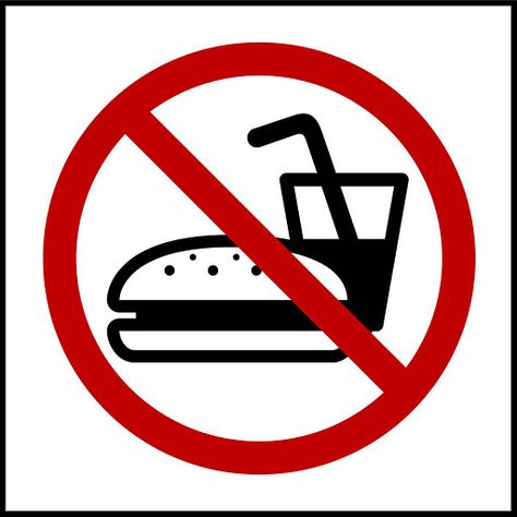 Do not eat or drink in the workshop. Social Project, Social Projects, Traffic Signs, Stay Beautiful, Healthy Lifestyle Tips, Healthy Meals For Kids, Foods To Avoid, Creative Posters, Do Not Eat