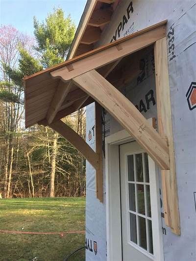 Wooden Diy Wood Awning Plans - Wooden Awning Over Front Door, Wood Awnings For Windows Exterior, Wood Door Awnings Exterior, Porch Awnings Exterior, Window Awnings Exterior, Front Door Pergola, Wood Awning, Awning Over Door, Deco Spa