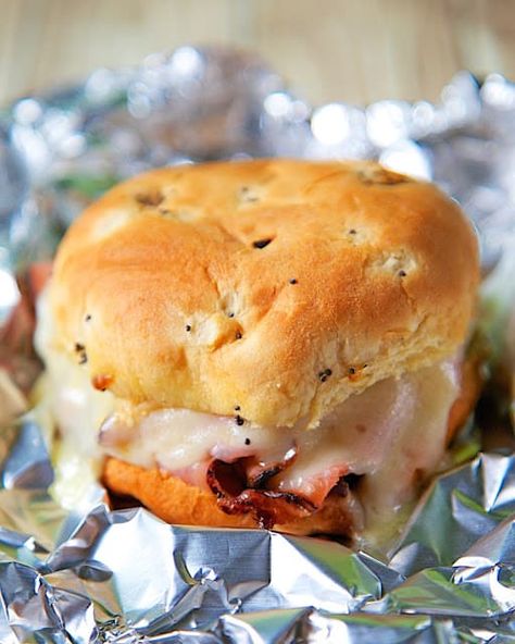 Hot Ham and Cheese Sandwiches - Plain Chicken Baked Ham And Cheese Sandwiches, Hot Ham And Cheese Sandwiches, Hot Ham Sandwiches, Sandwich Recipes Dinner, Savory Butter, Ham Sandwich Recipes, Hot Ham And Cheese, Ham And Cheese Sandwiches, Recipes Sandwiches