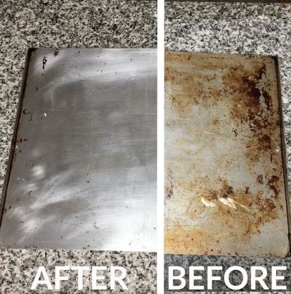 how to clean your old cookie sheet, cleaning tips, how to Clean Cookie Sheets, Cleaning Pans, Peroxide Uses, Hydrogen Peroxide Uses, How To Clean Copper, Hardwood Floor Cleaner, Deep Cleaning Hacks, Clean Baking Pans, Cookie Sheets