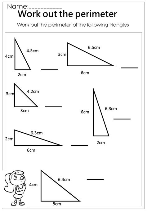 Perimeter Of Triangle, Quadrilaterals Worksheet, Trigonometry Worksheets, Area And Perimeter Worksheets, Area Worksheets, Printable Budget Worksheet, Perimeter Worksheets, Teaching Geometry, Triangle Worksheet