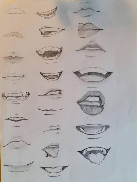 mouth drawings رسم كاريكاتير, Lips Sketch, Smile Drawing, Seni Pastel, Lip Drawing, Mouth Drawing, Pencil Sketch Images, Eye Drawing Tutorials, 그림 낙서