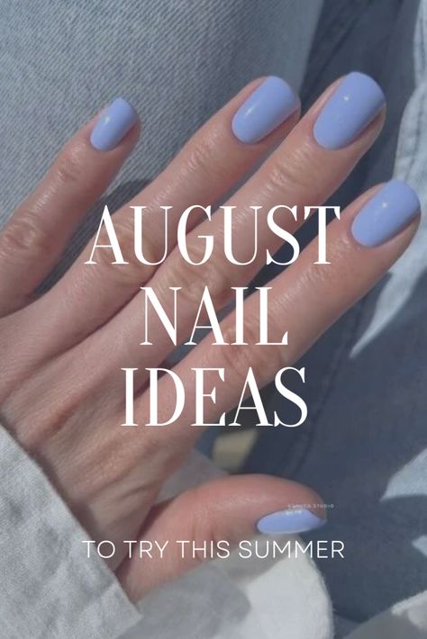 August Nail Ideas to Try Before Summer Ends, august nails, summer nails, summer nail ideas, classy nails, glazed orange nails, butter yellow nails, paris nails, beach nails, blue nails, white nails, neon nails, french tip nails, green nails, floral nails Acrylic Nail Designs August, Nail 2024 Designs, Trending Nails Colors 2024, Ending Of Summer Nails, Tropical Nail Colors Summer, Clean Classic Nails, End Of Summer Nails Designs, Mail Trends Summer 2024, Simple Late Summer Nails