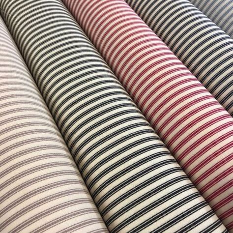 100% Cotton canvas classic Striped Ticking fabric 45" M757 | eBay Tela, Hessian Crafts, Hessian Fabric, Plain Canvas, Elegant Curtains, Ticking Fabric, Gingham Fabric, Lighted Canvas, Ticking Stripe