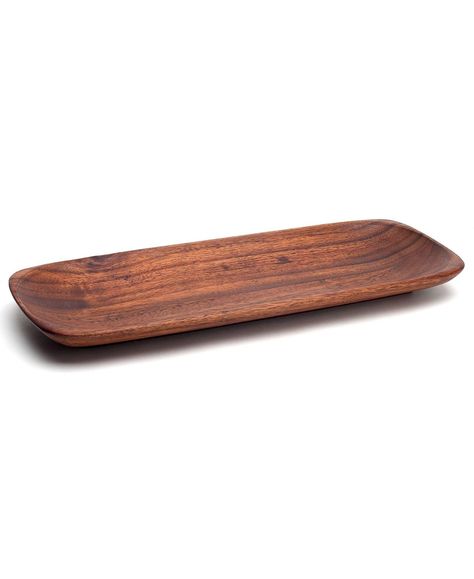 Amazon.com | Noritake Kona Wood 15-Inch Rectangular Platter: Platters And Trays Wood: Platters Wood Serving Platter, Wooden Platters, Kitchen Accesories, Casual Dinnerware, Kitchen Plate, Platter Set, Wooden Plates, Holiday Dinner, Wood Accents