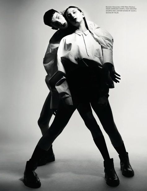 Millenium People (Another Man Magazine) | Photographer Nick Knight Fashion Editorial Couple, High Fashion Poses, Man Magazine, Nick Knight, People Poses, Poses Photo, Human Poses Reference, Male Magazine, Dynamic Poses