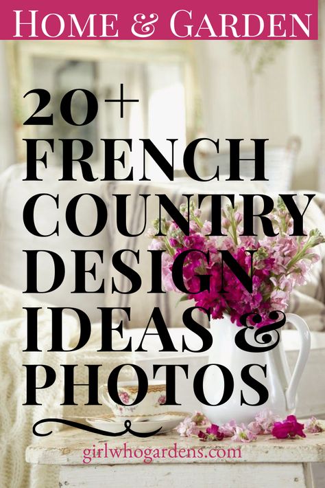 Get all kinds of inspiration for a French country meets farmhouse home-style! French Style Living Room Ideas, French Country Decorating Living Room Farmhouse Style, French Country Bedroom Decor Ideas, French Country Modern Living Room, Modern French Country Home Exterior, French Country Style Homes, French Country Design Ideas, French Country Cottage Decorating, French Farmhouse Living Room