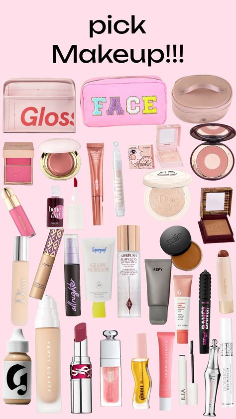 #sephora #ulta #makeup #makeupproducts #makeupbag #makeupinspo Makeup Favs, Ulta Makeup, Bad Gal, Fenty Beauty, Setting Spray, Makeup Inspo, Sephora, Makeup Bag, The Balm