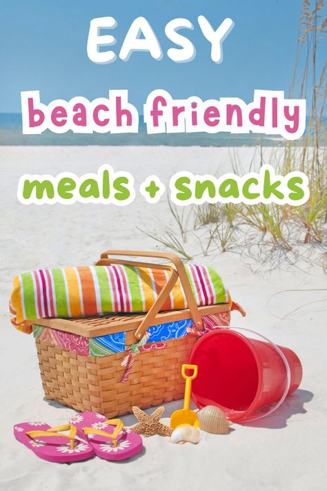 beach food ideas, beach snacks, easy beach food, kid-friendly beach snacks, beach picnic ideas, beach lunch ideas, beach day food, portable beach food, healthy beach snacks, beach food for kids, beach-friendly snacks, no-mess beach snacks, summer beach snacks, beach cooler food, outdoor snacks, beach outing food, family beach snacks, picnic at the beach, food for beach trips, snacks for beach day Easy Beach Trip Meals, Easy Beach Snacks Ideas Families, Beach Condo Meals, Food Ideas For Beach Vacation, Beach Camping Food Ideas, Family Beach Day Ideas, Beach Trip Grocery List, Easy Cooler Lunches, Beach Packing List For Kids