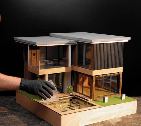 Satisfyingly neat processes of making realistic house models! | Satisfyingly neat processes of making realistic house models! | By 5-Minute Crafts Build Miniature House, Tiny Model House, Miniature House Model Architecture, House Miniature Ideas, Diy Architecture Model, House Miniature Architecture, House Models Architecture, Architecture Miniature Models, Diy Model House