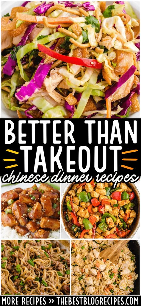 Discover easy, better-than-takeout Chinese recipes! Quick, affordable meals perfect for any night. Cook delicious dinners at home effortlessly. Simple Chinese Recipes Easy Dinners, Essen, Quick Chinese Food Recipes, Chinese Pork Recipes Slow Cooker, Chinese Night At Home, Chinese Meals At Home, Easy Healthy Chinese Recipes, Chinese Lunch Ideas, Good Recipes Easy