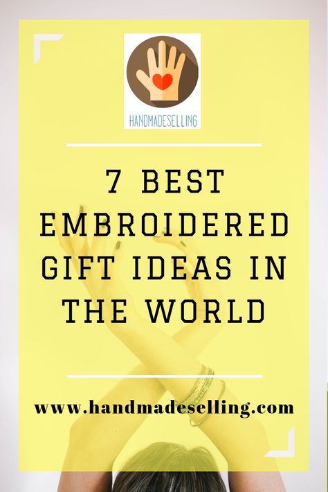 Useful Embroidery Gifts, Unique Embroidered Gifts, How To Gift Embroidery, Embroidery Personalized Gifts, Embroidered Items That Sell, Handmade Gifts Embroidery, Ideas To Embroider, Unique Things To Embroider, Embroidery Graduation Gifts