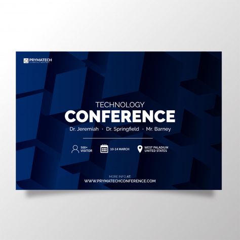 Modern technology conference template | Free Vector #Freepik #freevector #freebackground #freebanner #freeflyer #freeposter Seminar Invitation Card Design, Conference Invite Design, Conference Banner Design, Conference Invitation Design, Invite Background, Corporate Invitation Design, Conference Invitation, Webinar Invitation, Conference Banner