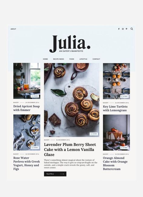 Essen, Food Blog Design, Food Website Design, Editorial Website, 블로그 디자인, Blog Layout Design, Food Web Design, Blog Website Design, Blog Websites